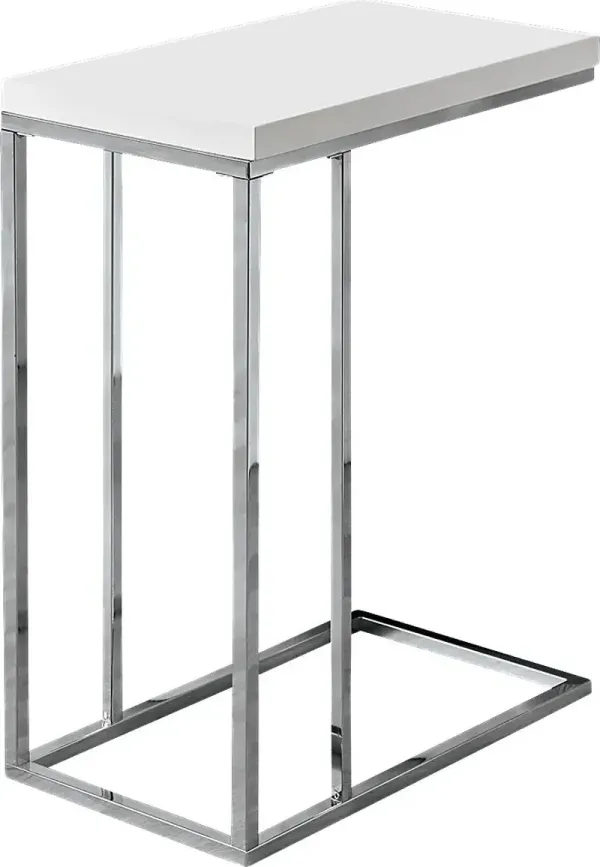 Russleo White Accent Table