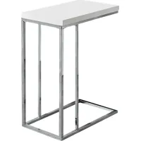 Russleo White Accent Table