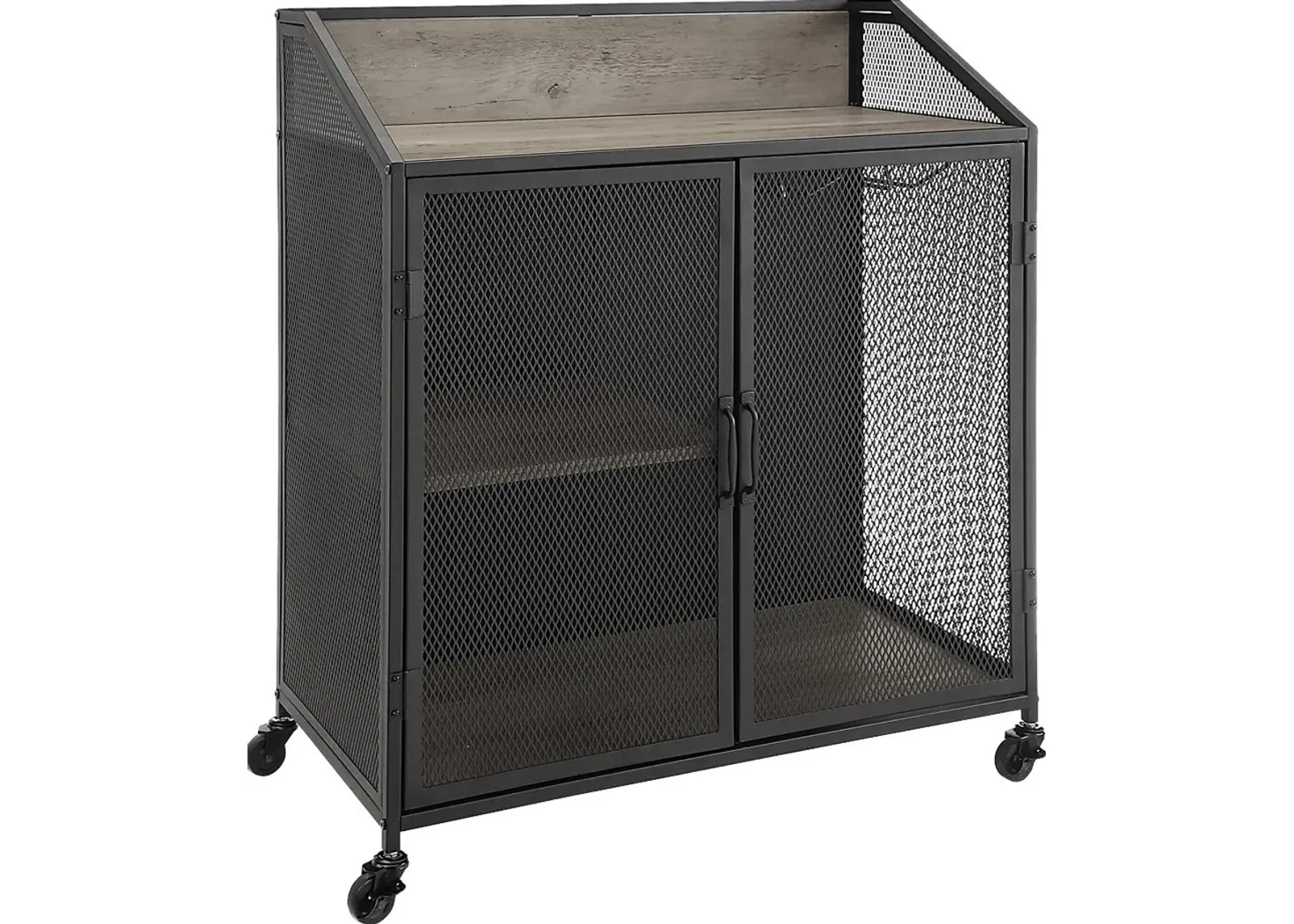 Slopeside Gray Bar Cart