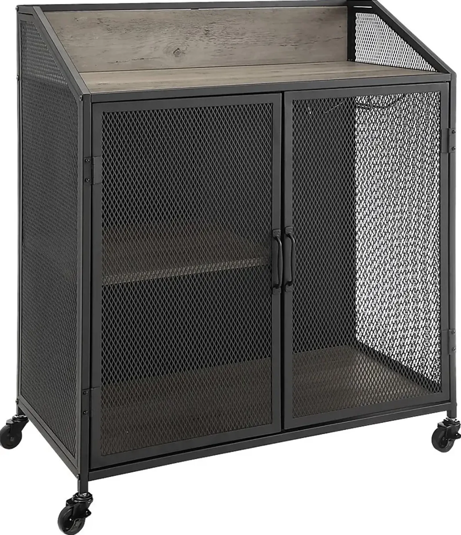 Slopeside Gray Bar Cart