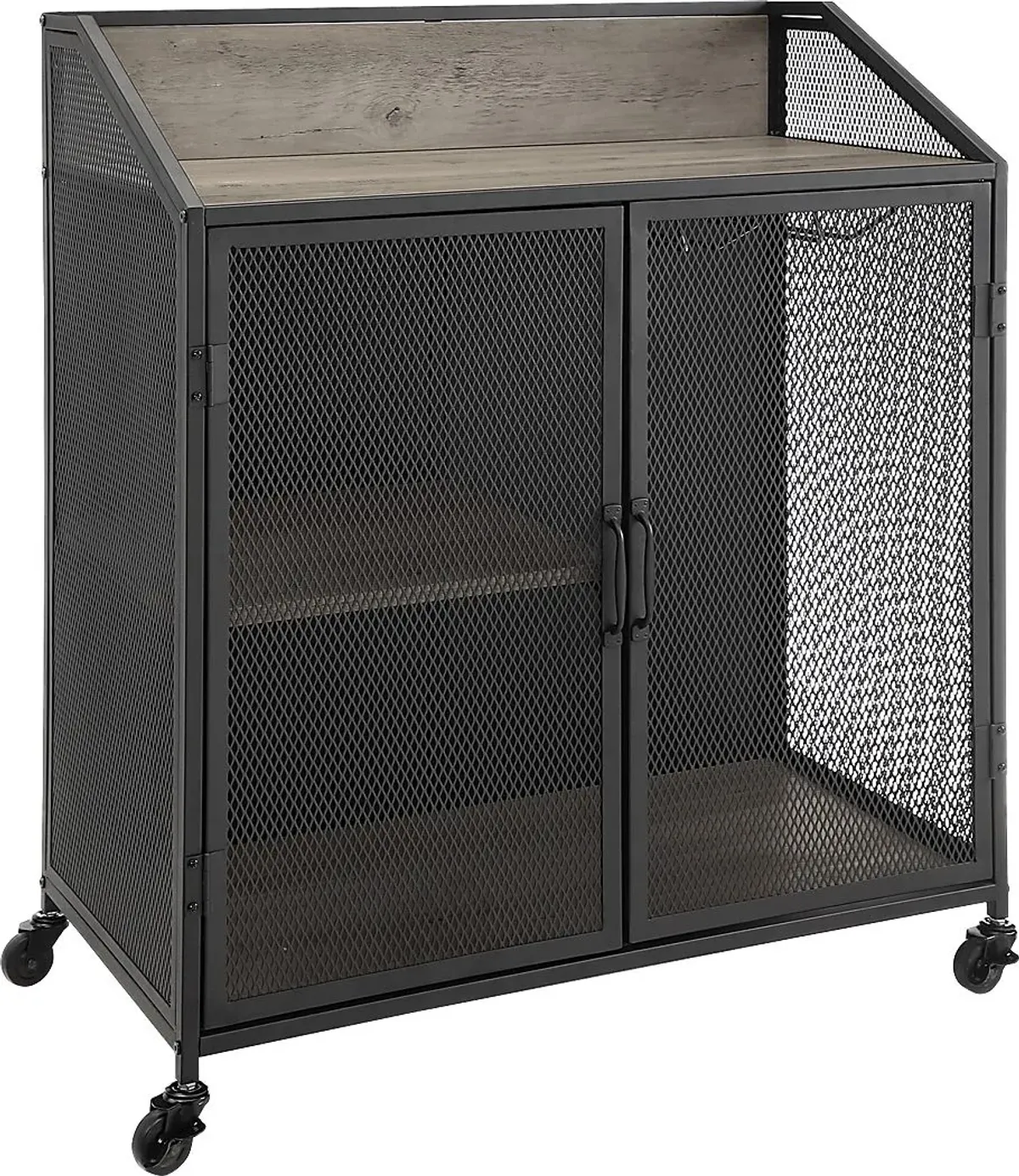 Slopeside Gray Bar Cart