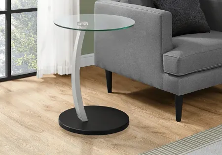 Vultee Black Accent Table