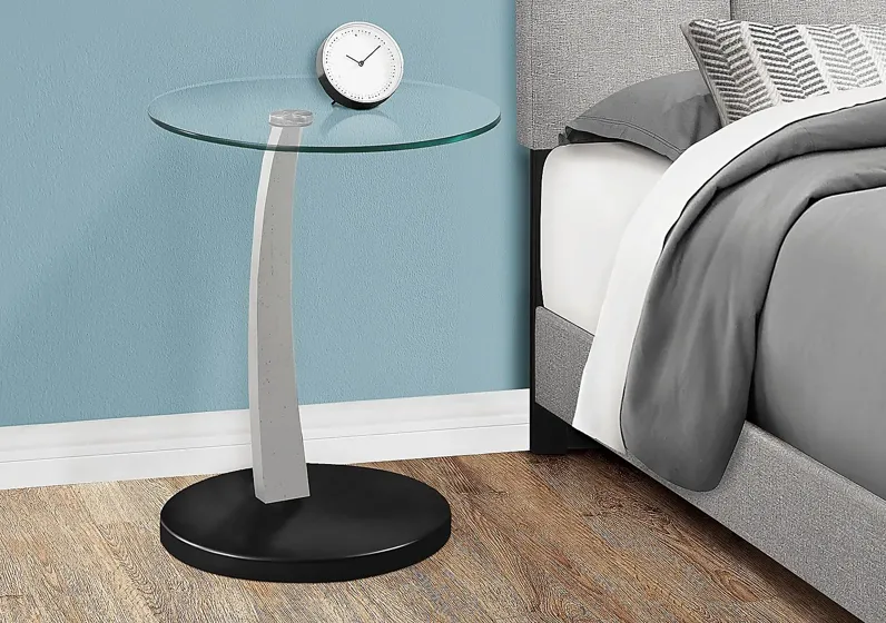 Vultee Black Accent Table