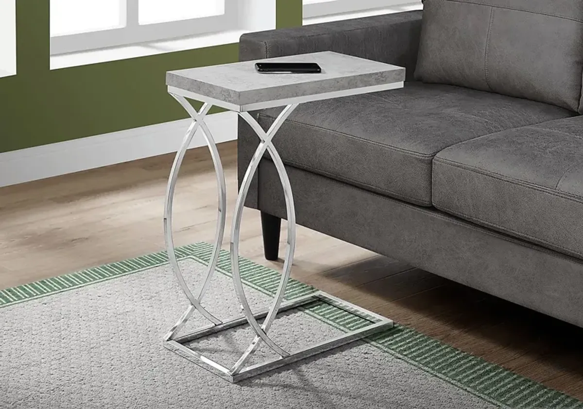 Cauley Gray Accent Table