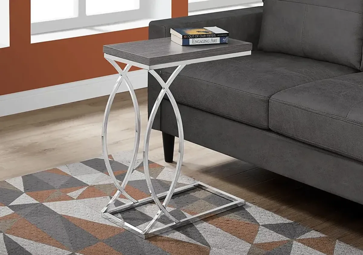 Cauley Charcoal Accent Table