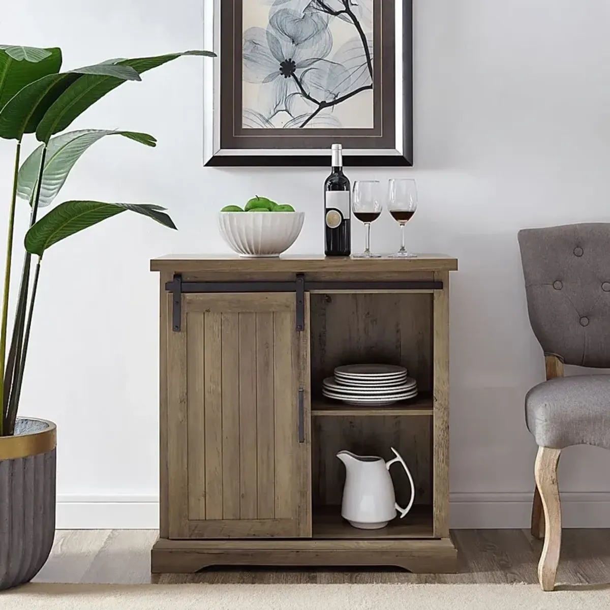 Amesley Cove Brown Accent Cabinet