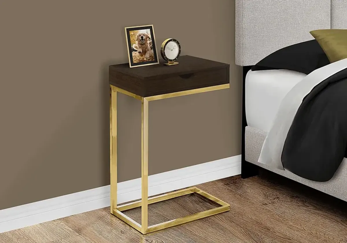 Adlai Gold Accent Table