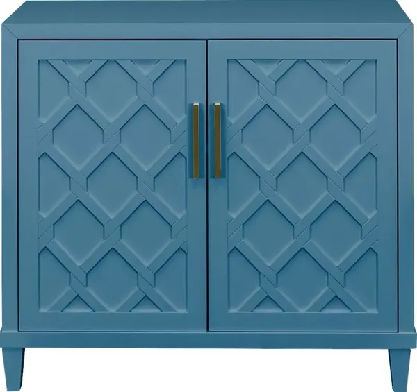 Villa Sonoma Aqua Accent Cabinet
