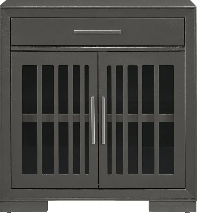 Wyndell Way Gray Accent Cabinet