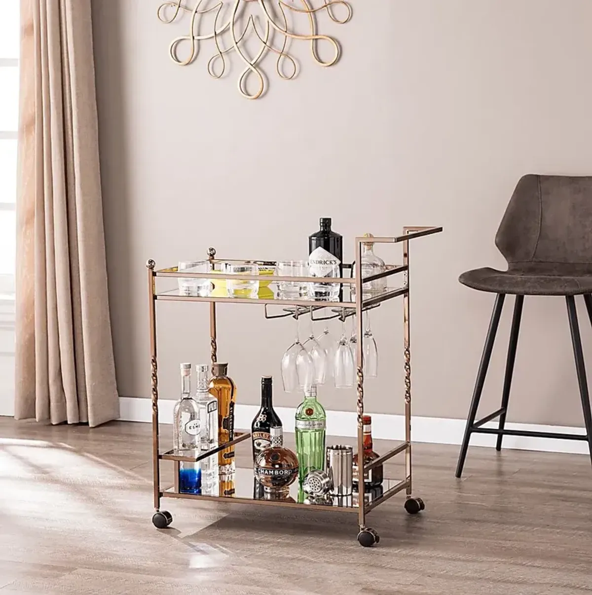 Ingress Gold Bar Cart