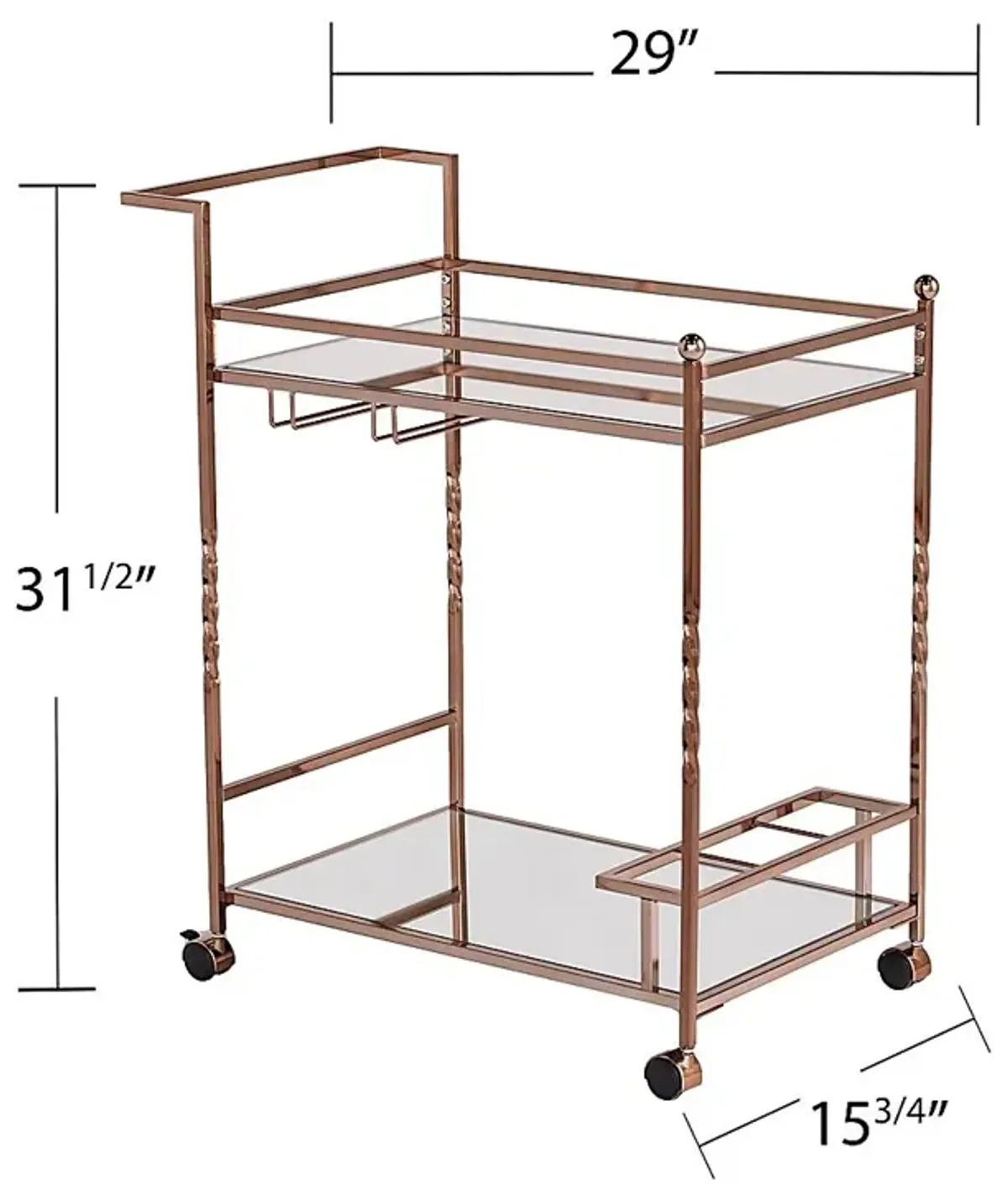 Ingress Gold Bar Cart