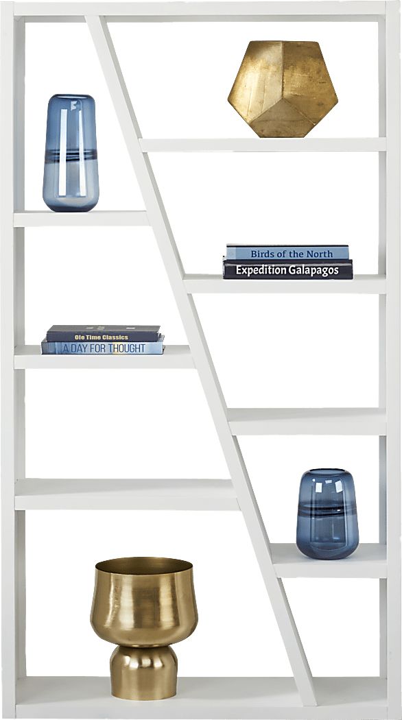 Kimball Junction White 40"" Room Divider Bookcase