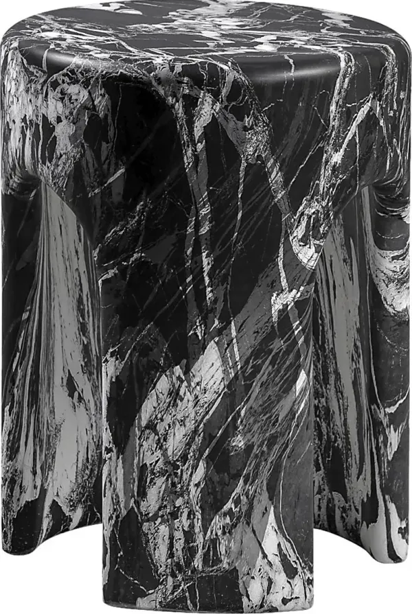 Marcita Black Accent Side Table