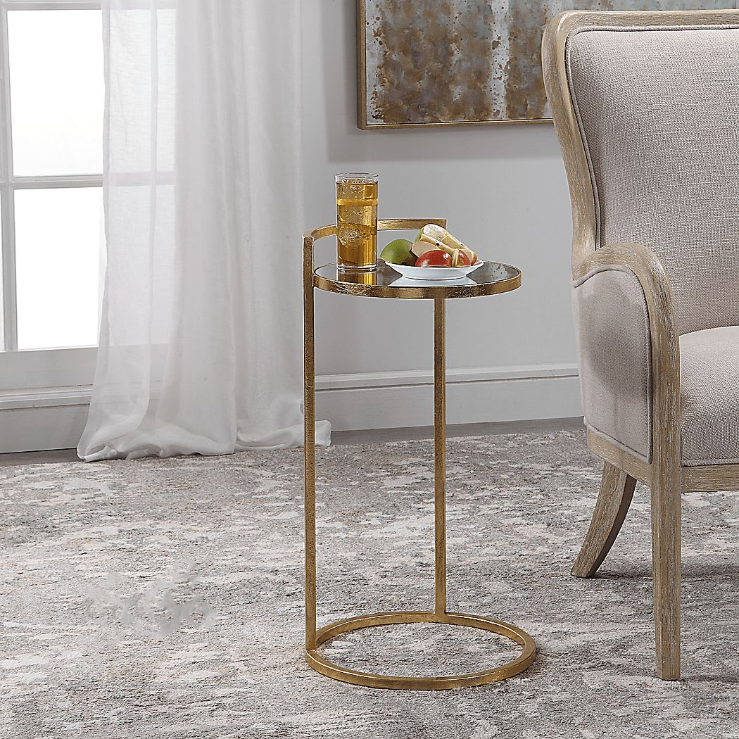 Daisywood Gold Accent Table
