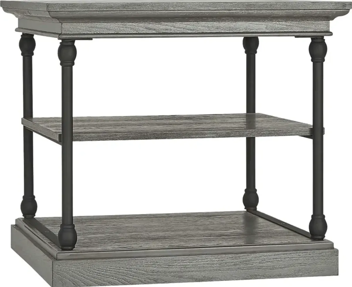 Raymir Gray Accent Table