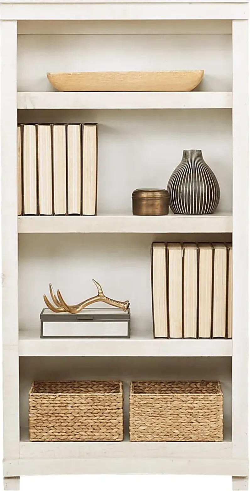 Havenwood White 4 Shelf Bookcase