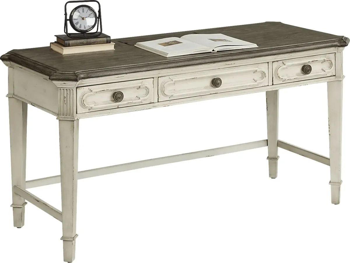 Lindenwood White Writing Desk