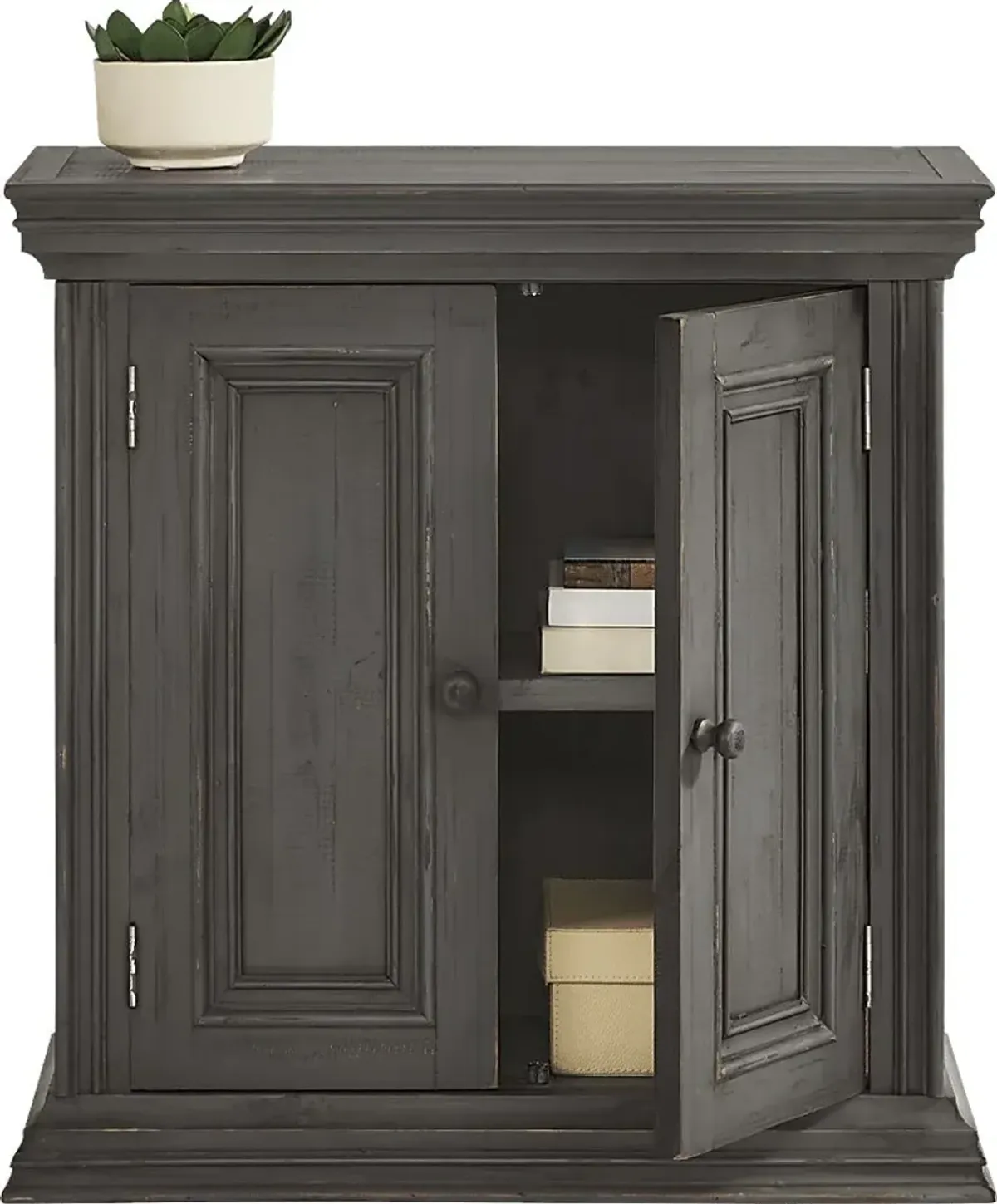 Ducard Charcoal Accent Console