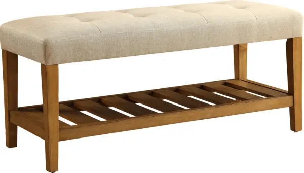 Cacia Beige Bench