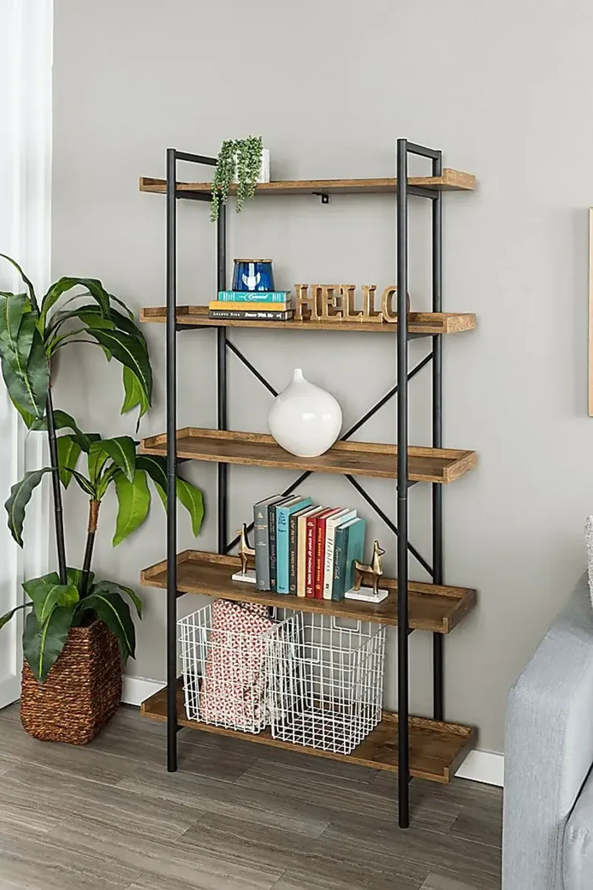 Piper Brown Bookcase