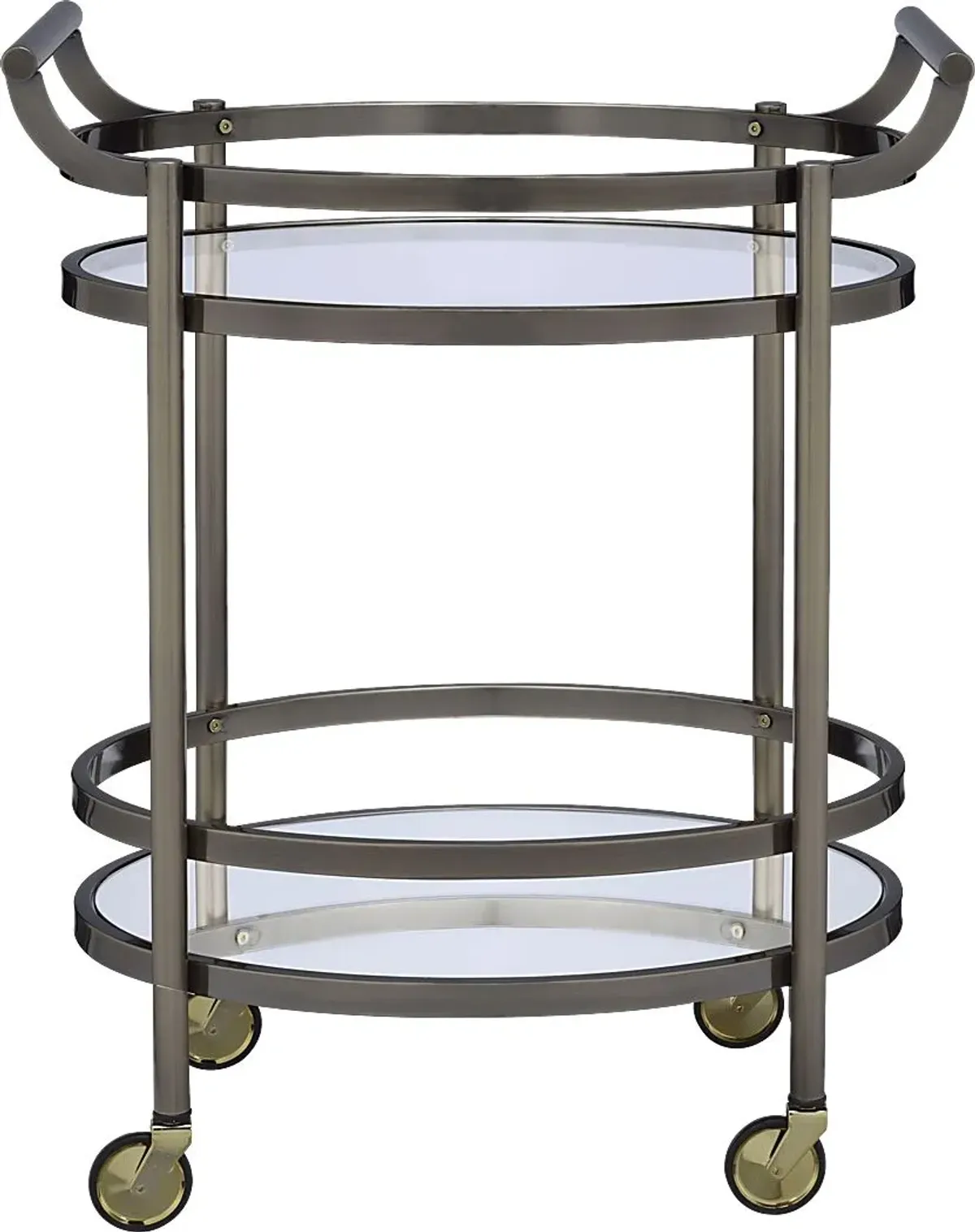 Loreen Bronze Bar Cart