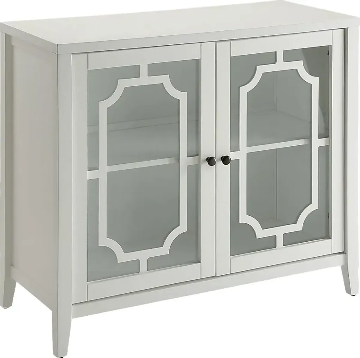 Rita White Accent Cabinet