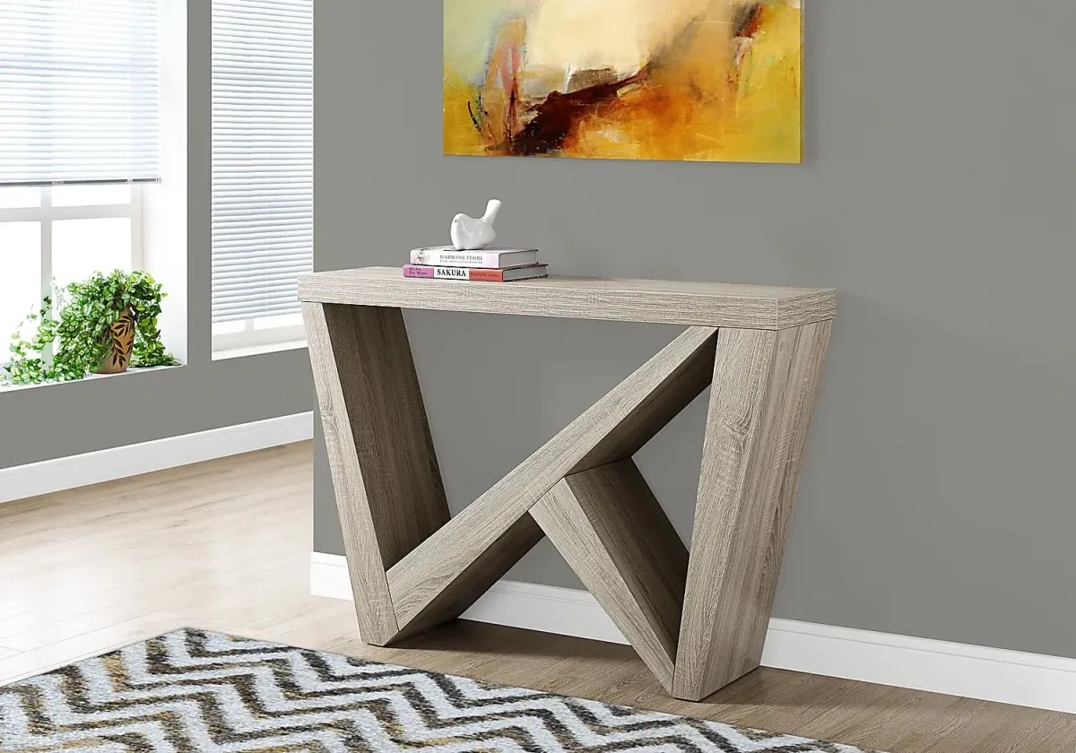 Lindhurst Taupe Sofa Table