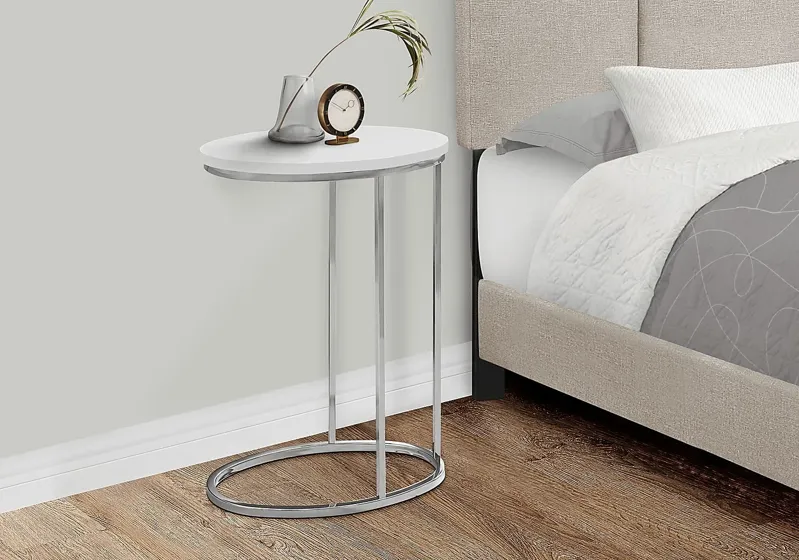 Gladeside White Accent Table