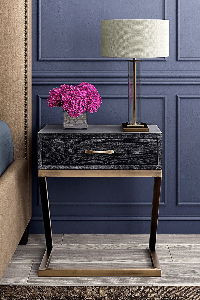 Ferris Black Accent Table