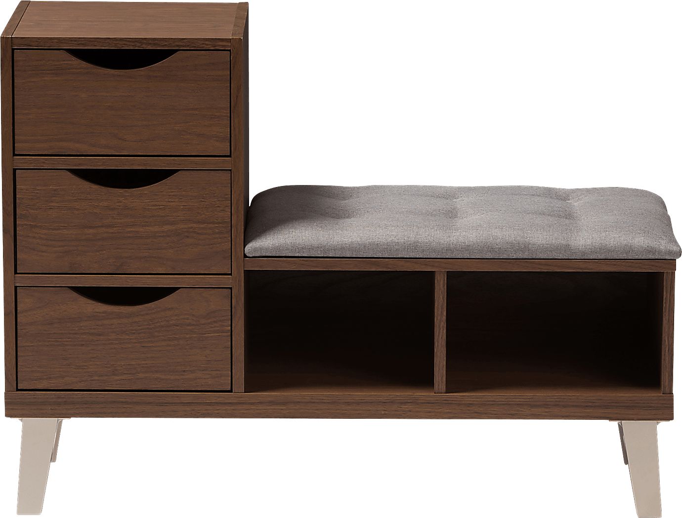 Broadway Walnut Storage Bench