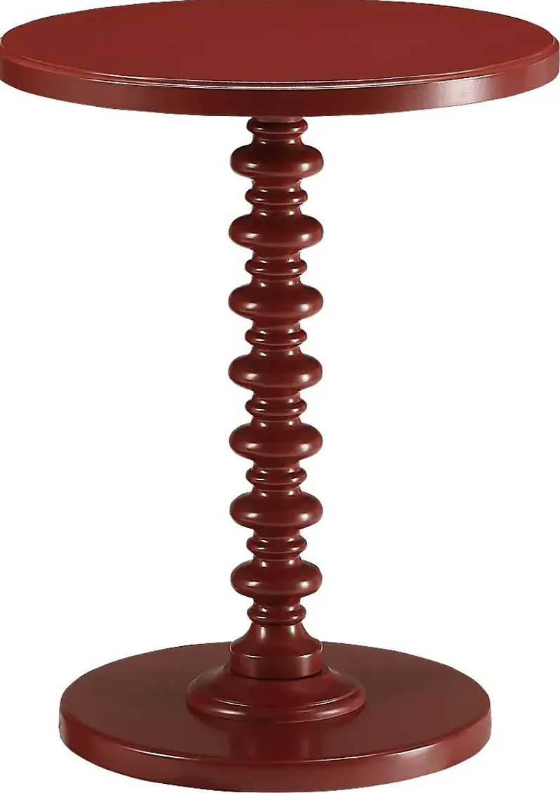 Siran Red Accent Table