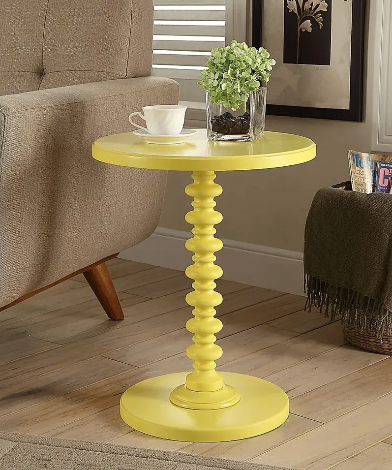 Siran Yellow Accent Table