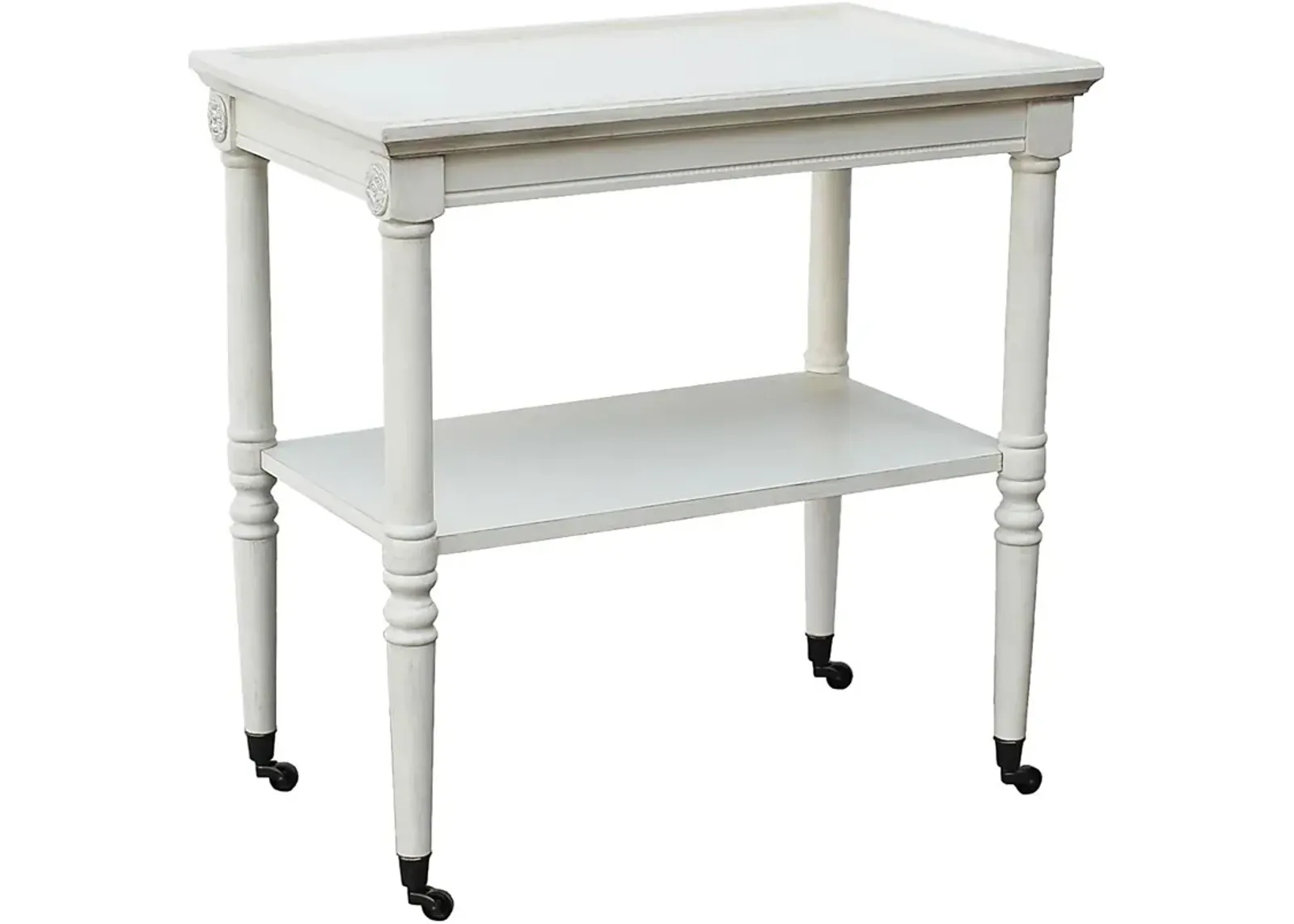 Mendel White Accent Table