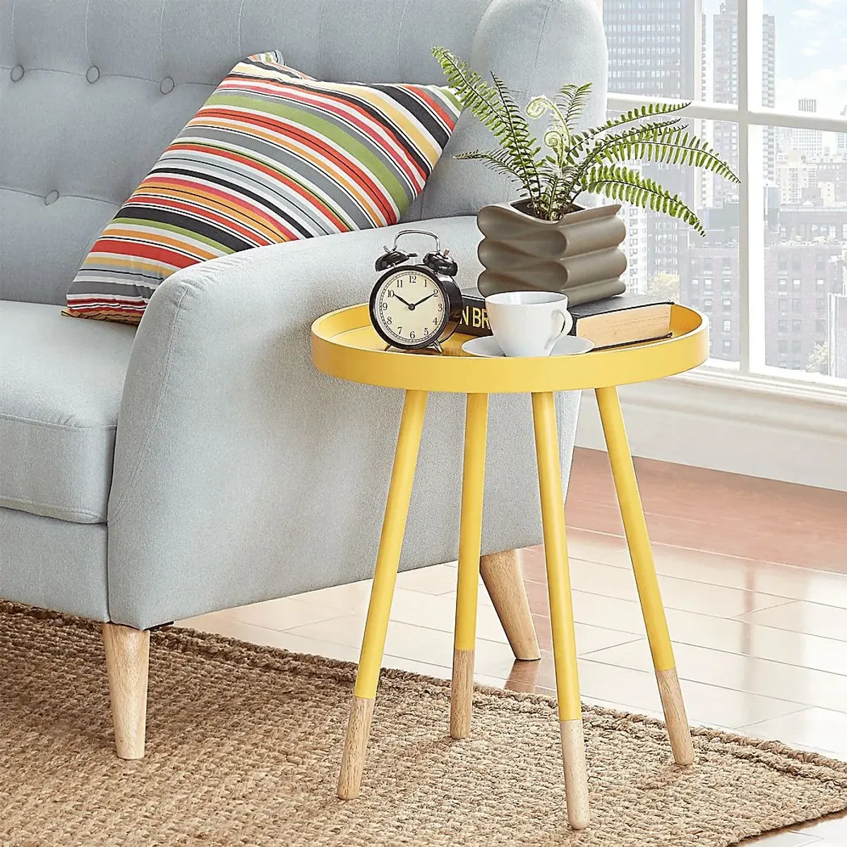 Sibley Lane Yellow Accent Table