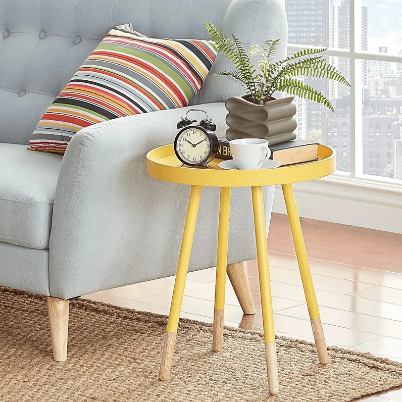 Sibley Lane Yellow Accent Table