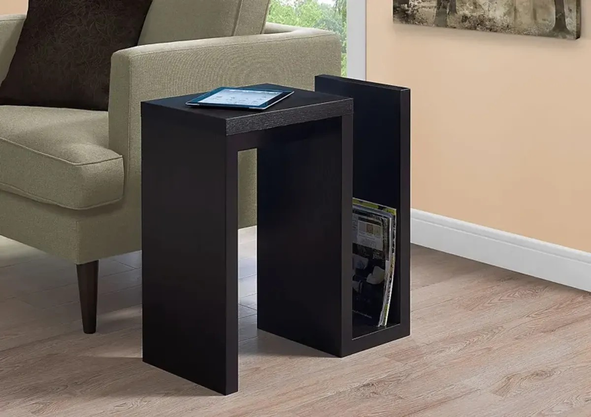 Dearsley Cappuccino Accent Table