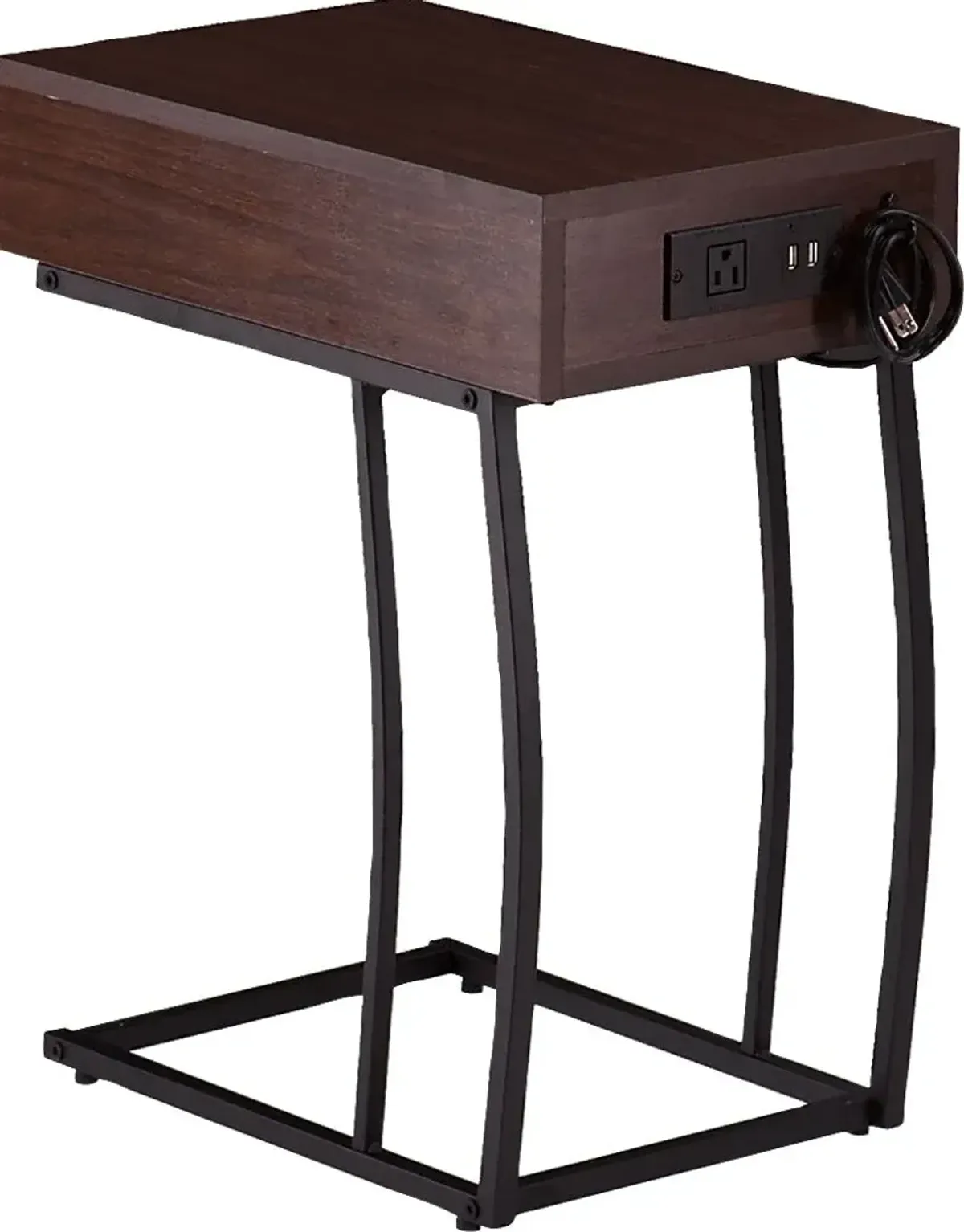 Palmcrest Walnut Accent Table