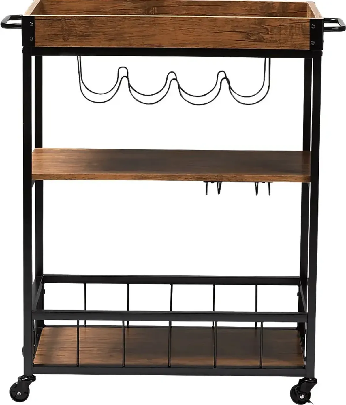 Chatawa Oak Bar Cart