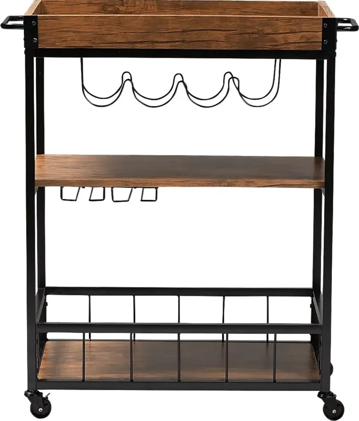 Chatawa Oak Bar Cart