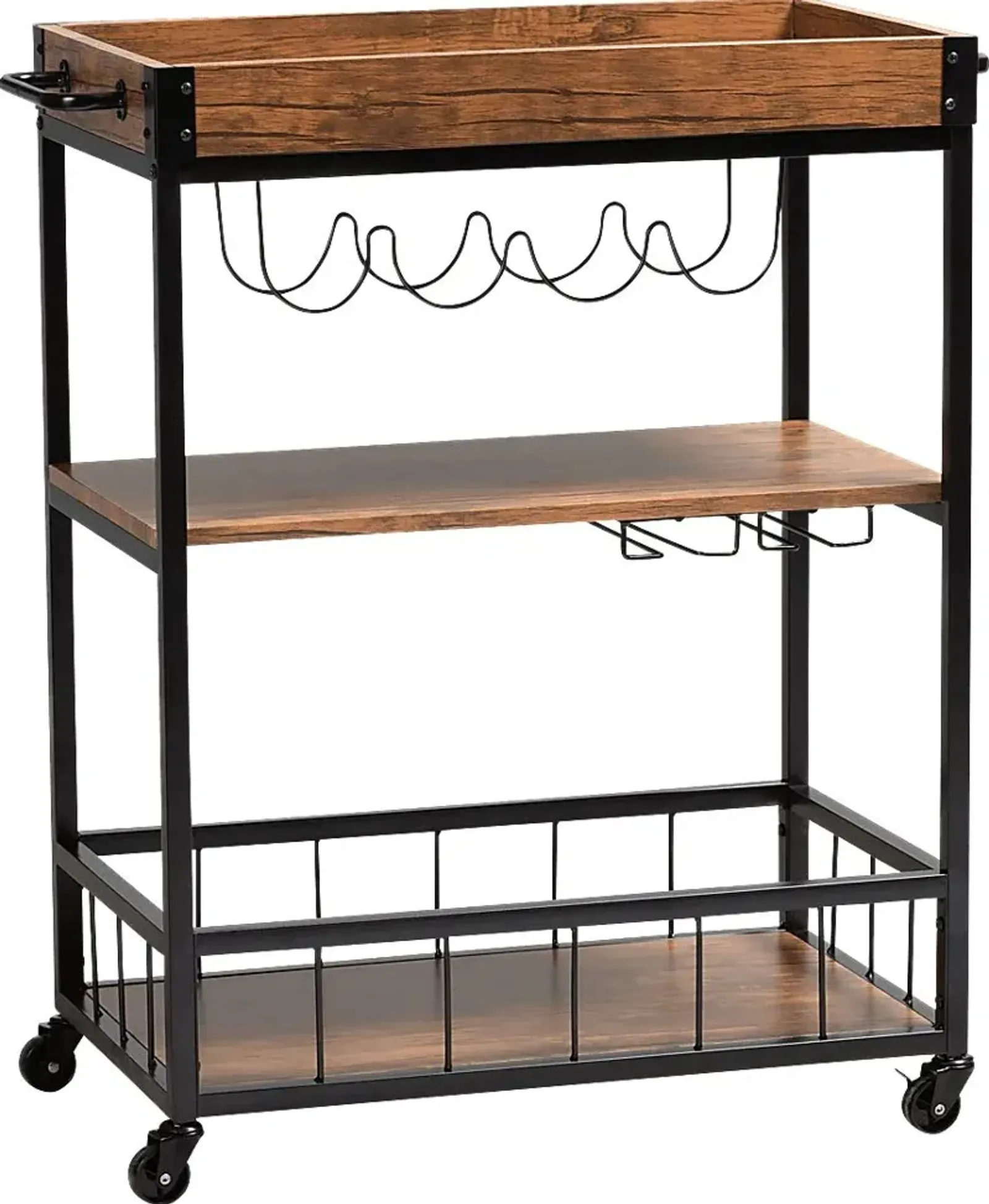 Chatawa Oak Bar Cart