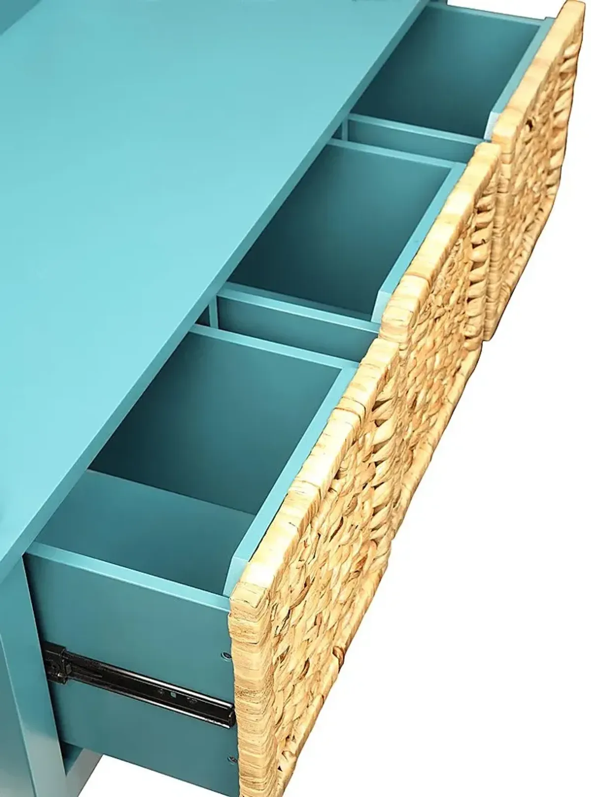 Flavius Blue Storage Bench