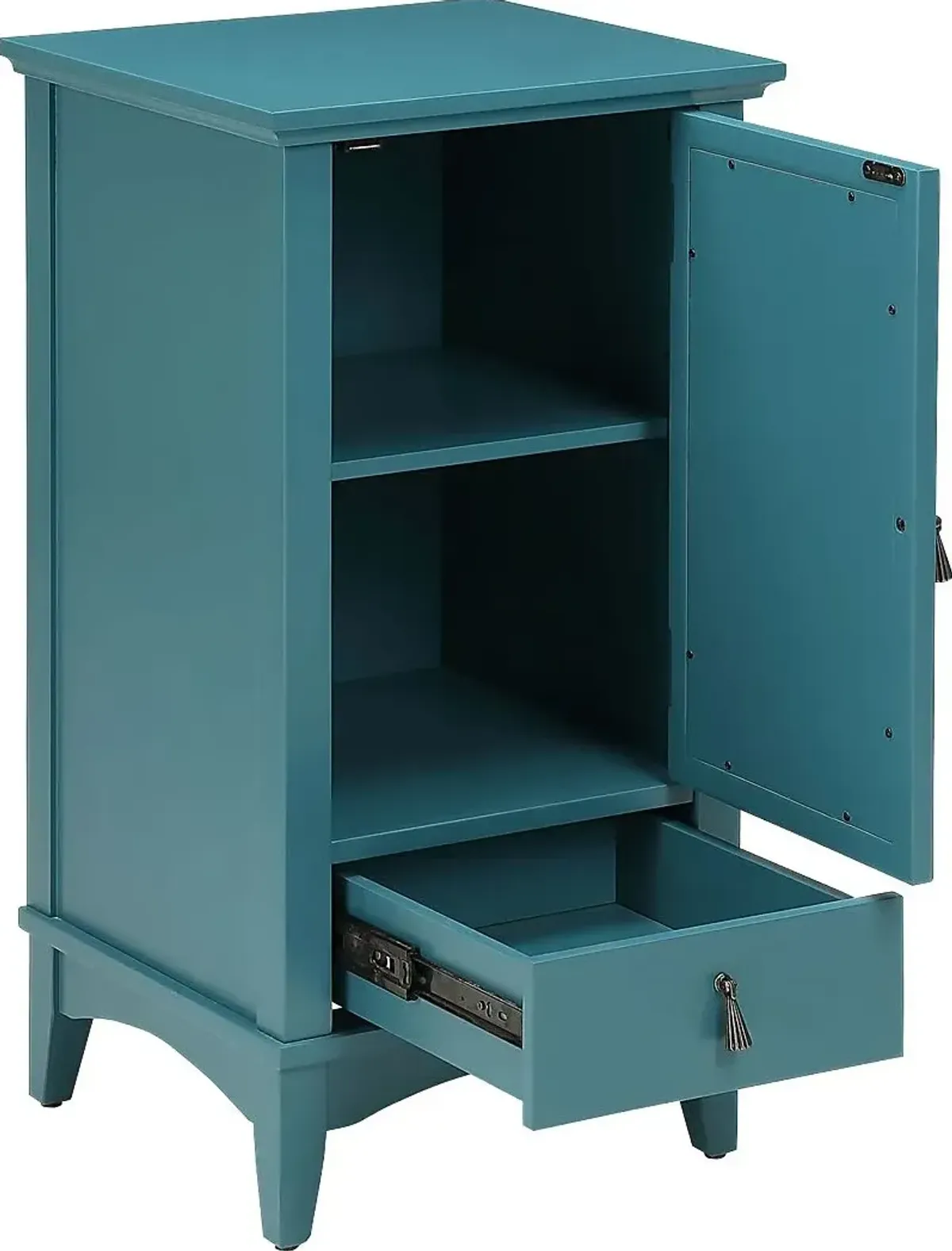 Darla Blue Accent Cabinet