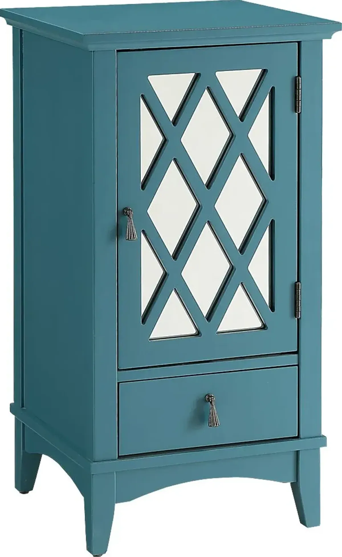 Darla Blue Accent Cabinet