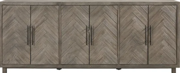 Oakleigh Gray 90 in. Credenza