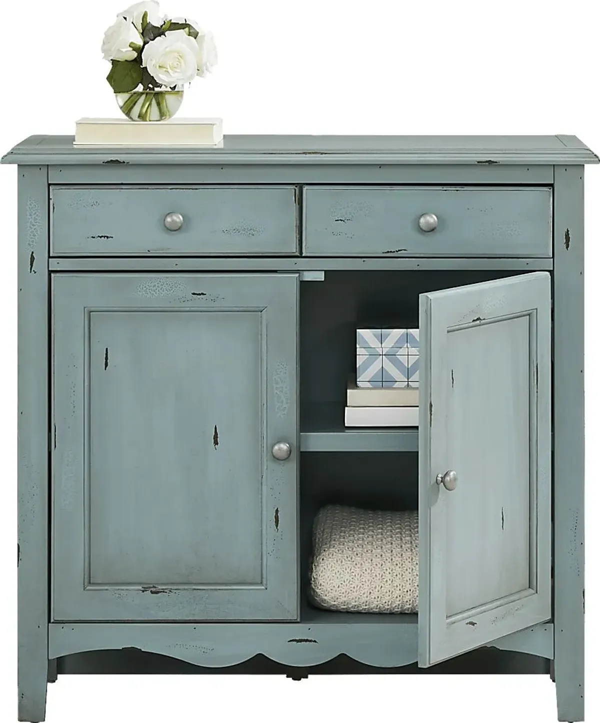 Belle De Provence Blue Accent Cabinet