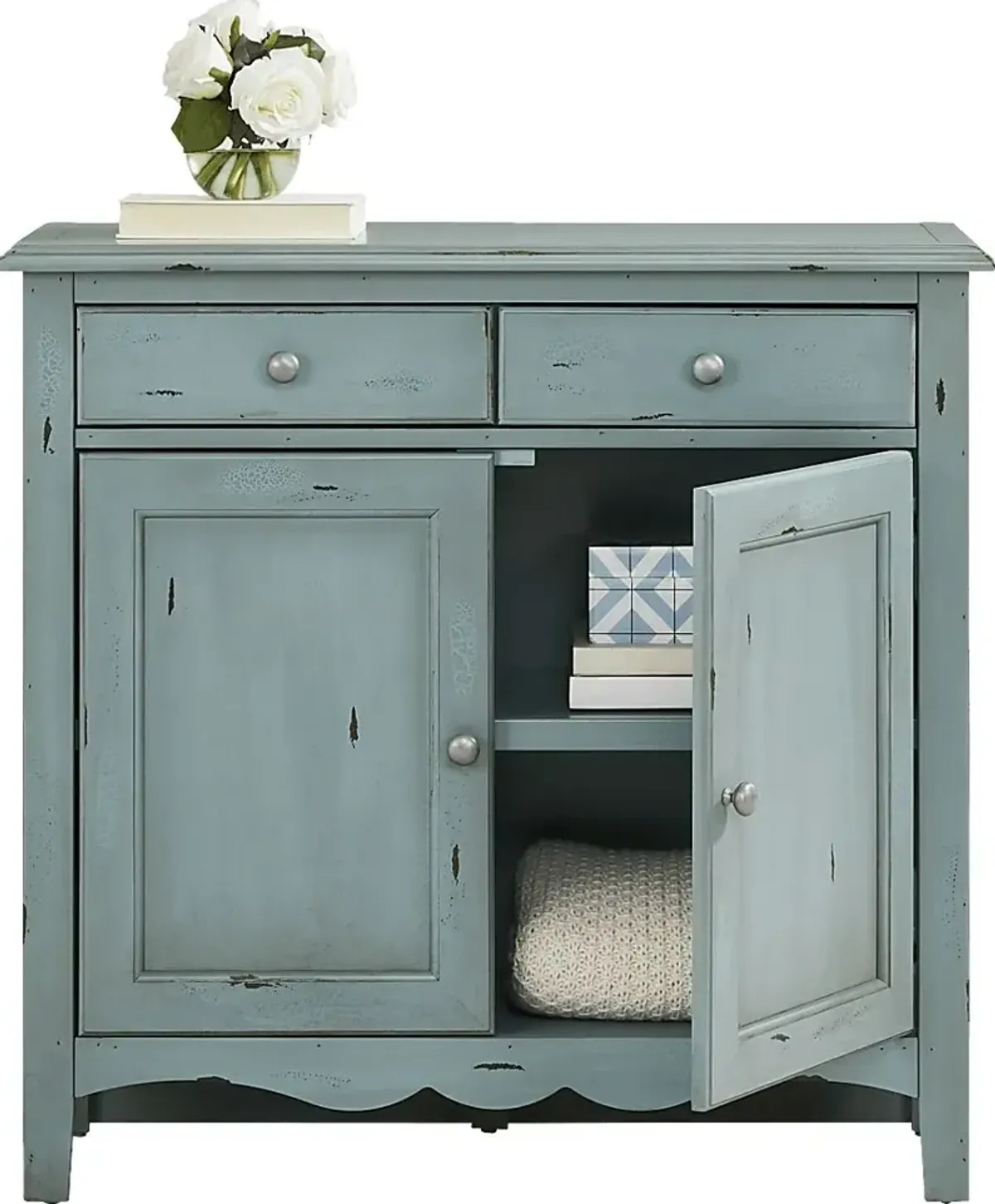 Belle De Provence Blue Accent Cabinet