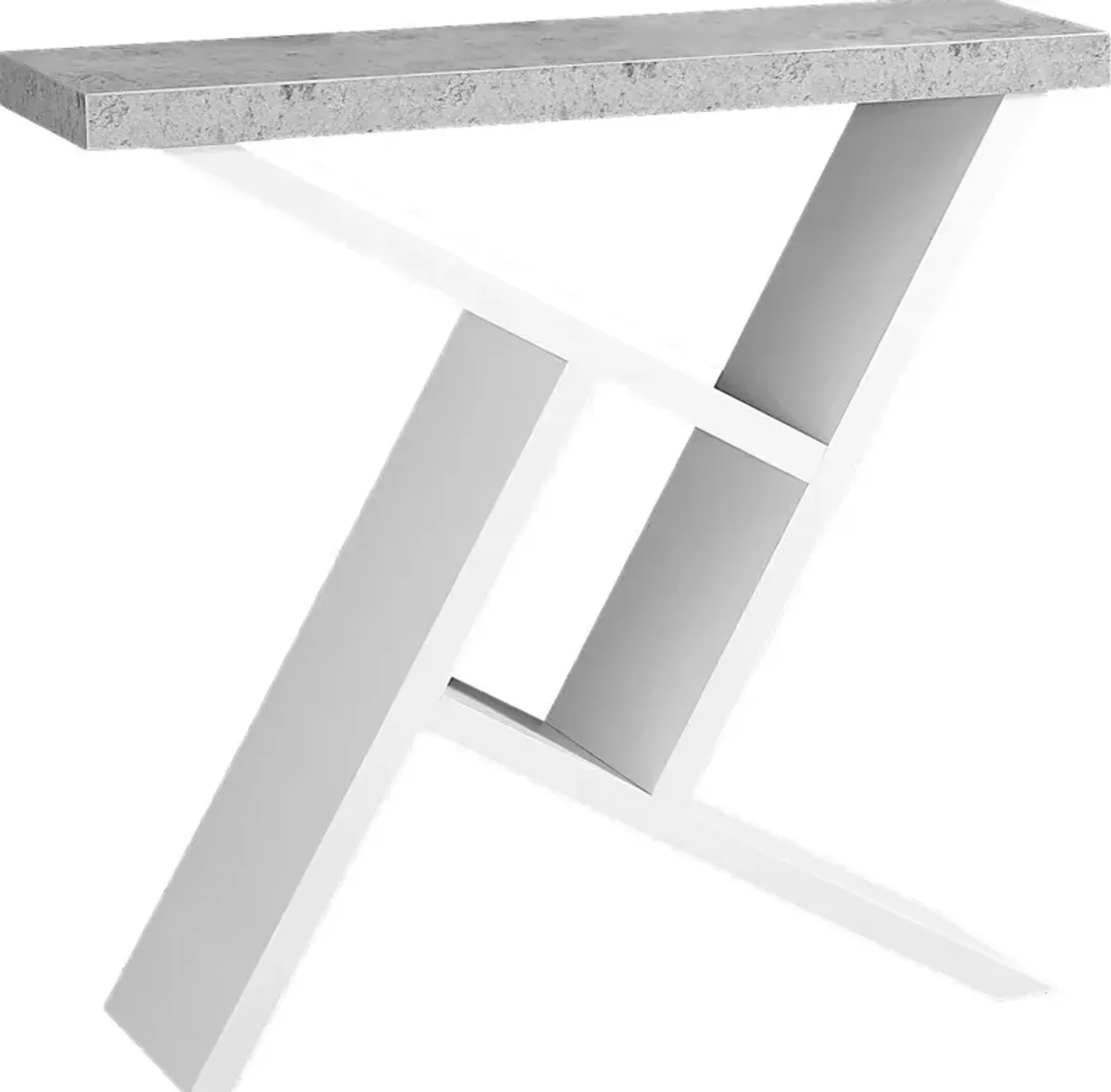 Kinkaide White Console Table