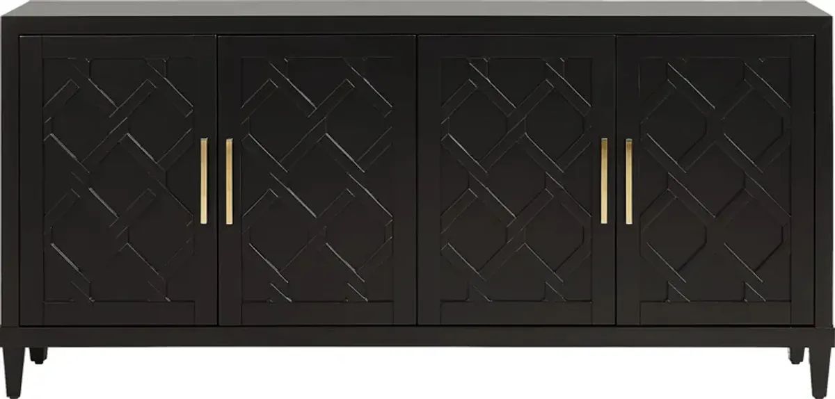 Villa Sonoma Black Credenza