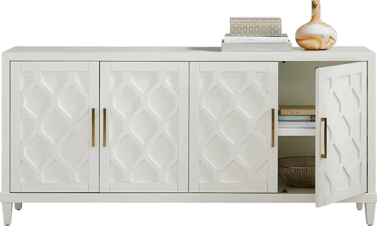 Villa Sonoma White Credenza