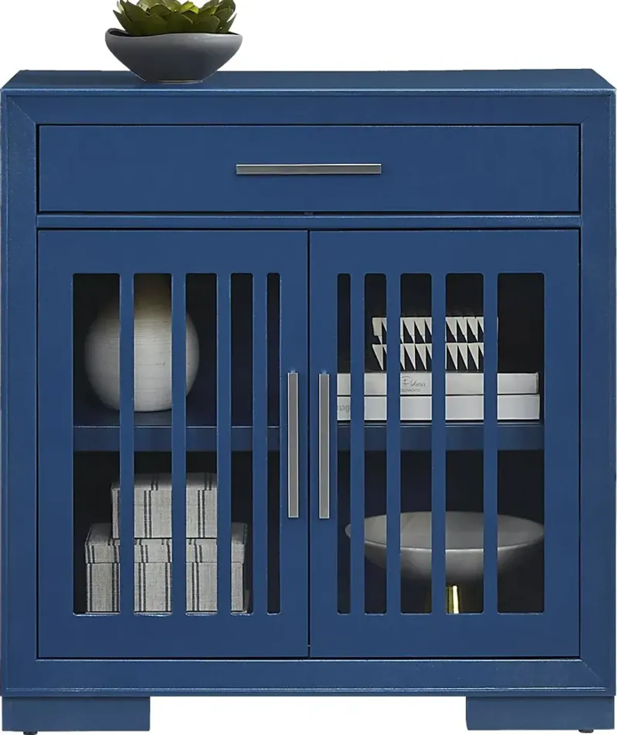 Wyndell Way Blue Accent Cabinet